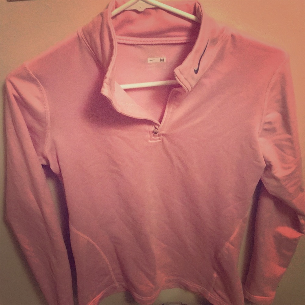 Nike Dry Fit Quarter Zip pink 💕